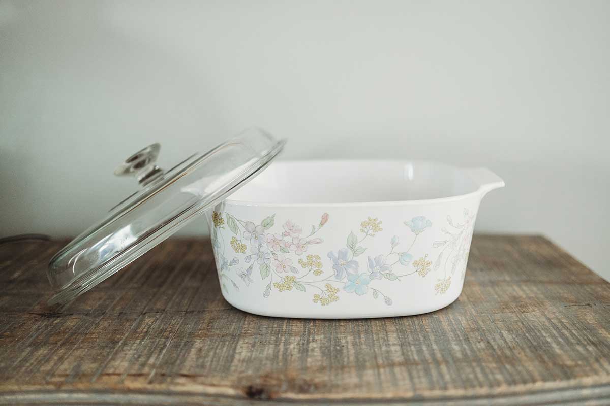 Shop Floral Casserole Dish with Lid